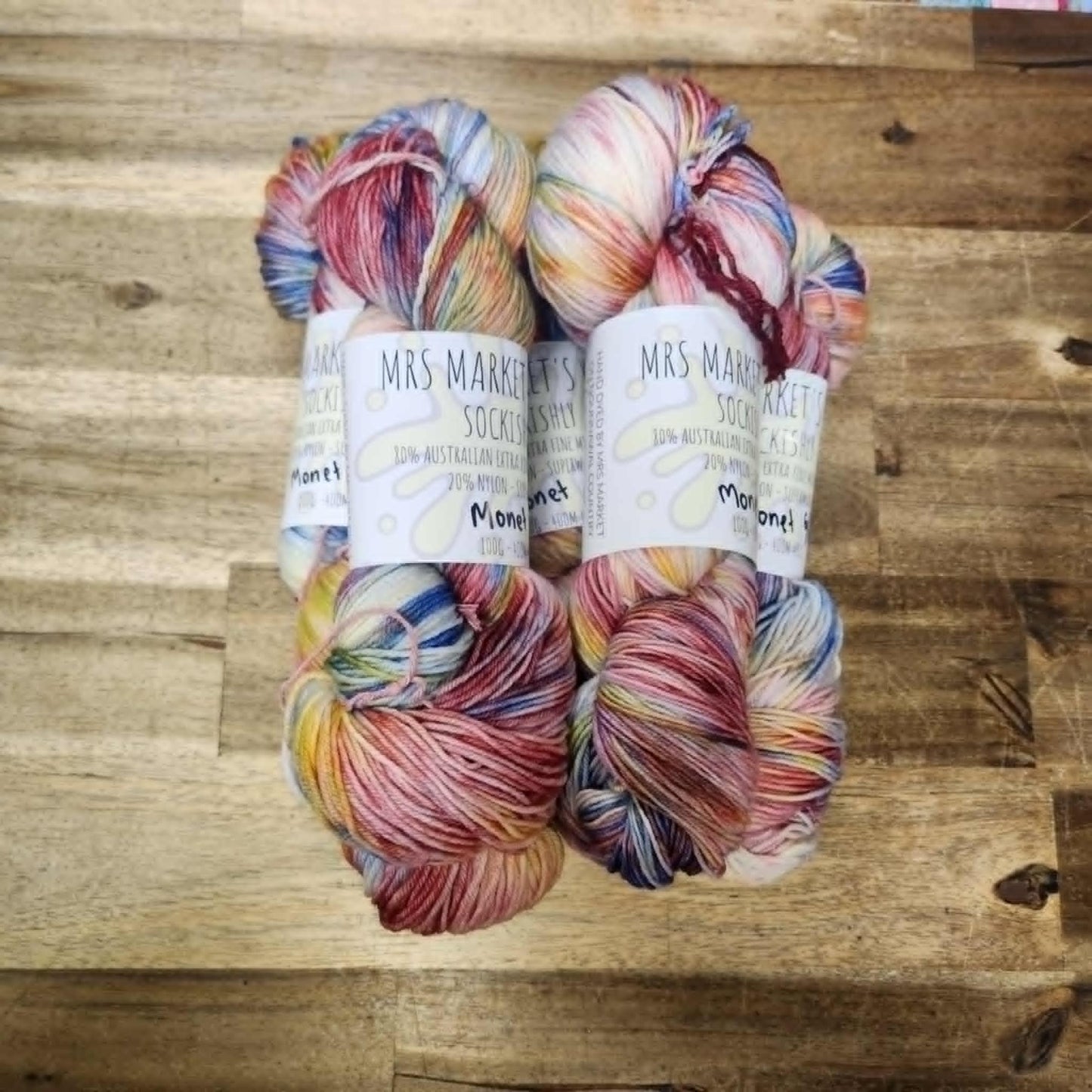 Mrs Market's Sockishly Hand Dyed Yarn 4ply