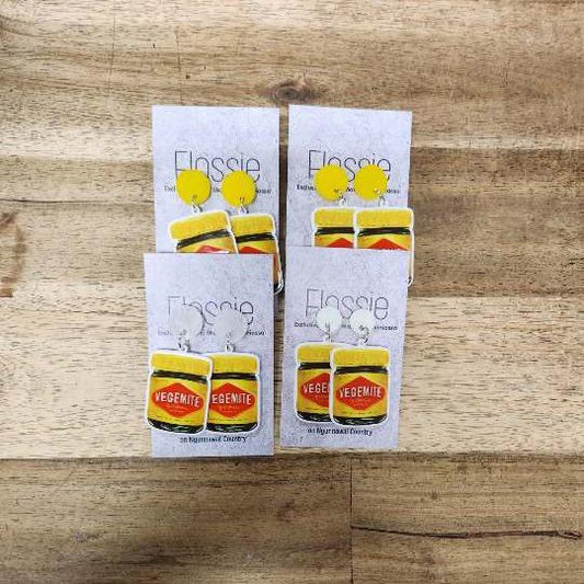 Earrings Vegemite Dangles