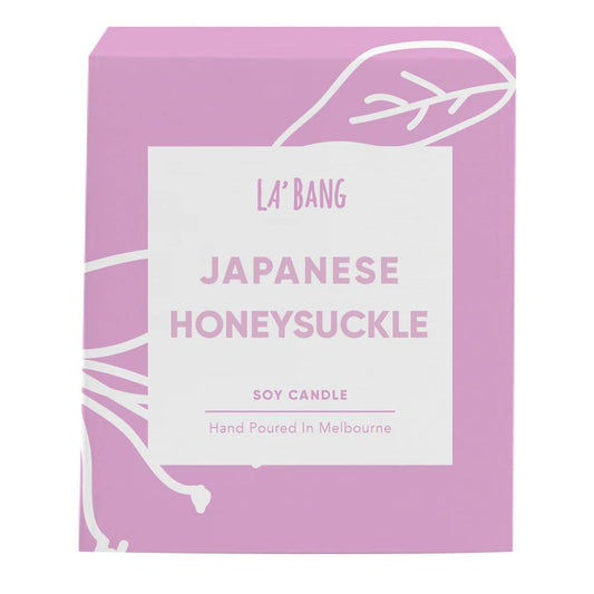 Wooden wick  Candle - Japanese Honeysuckle