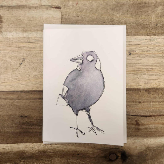 Greeting Card - Magpie