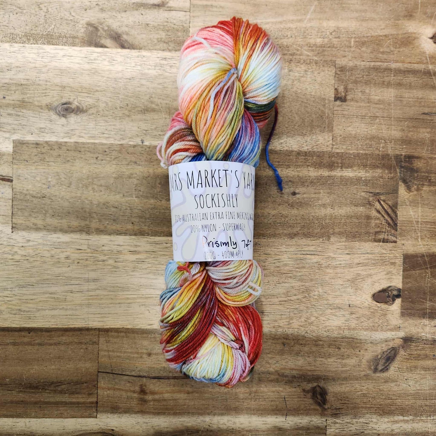 Mrs Market's Sockishly Hand Dyed Yarn 4ply