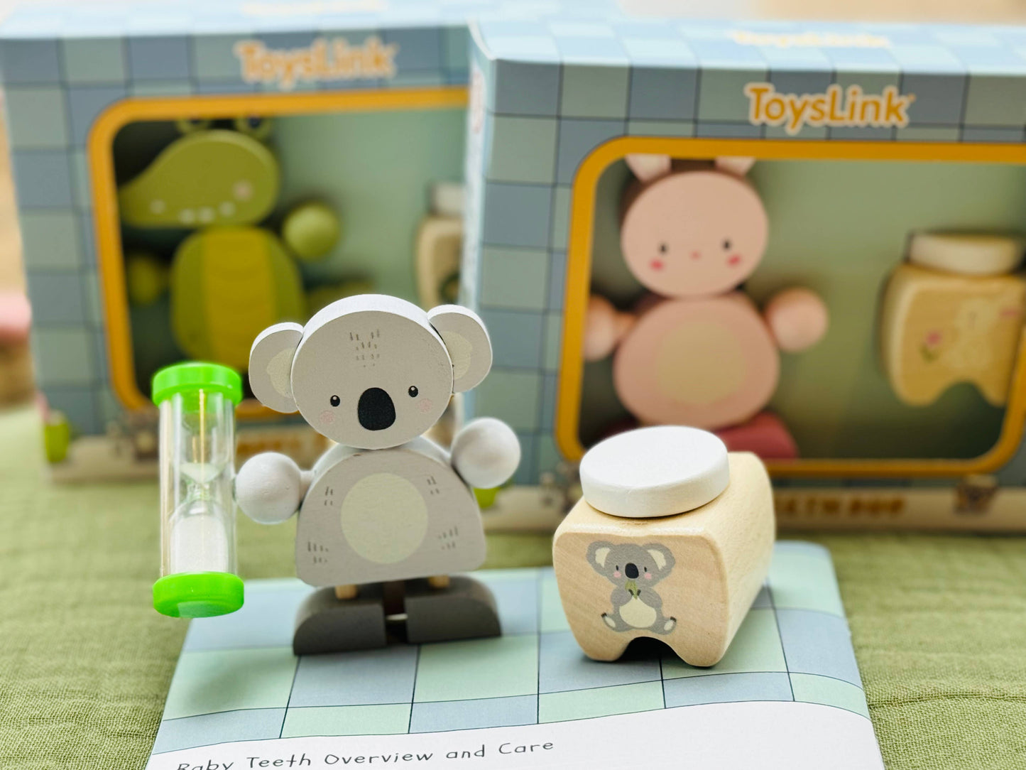 Wooden Happy Teeth Duo with Story Book-Koala