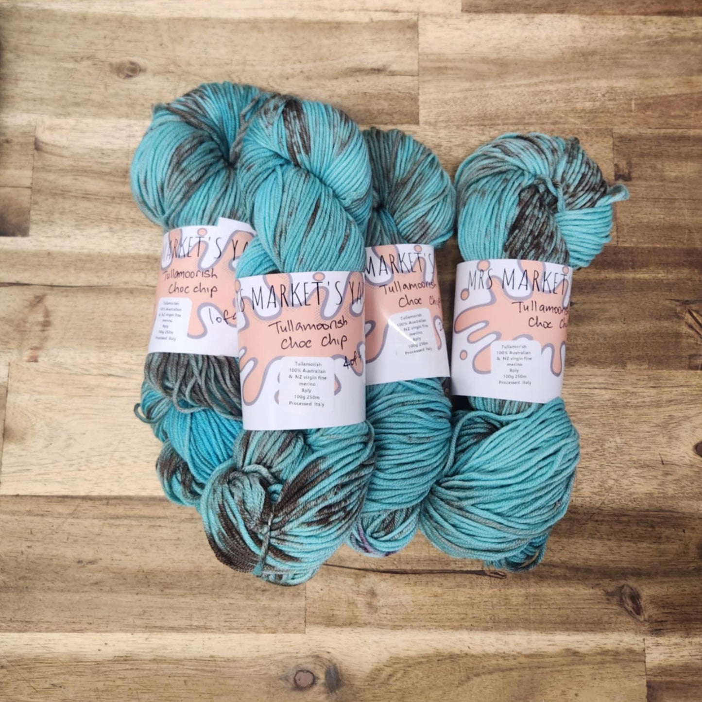 Mrs Market's Tullamorish Hand Dyed Yarn 8ply DK