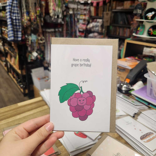Greeting Card Punny Grape