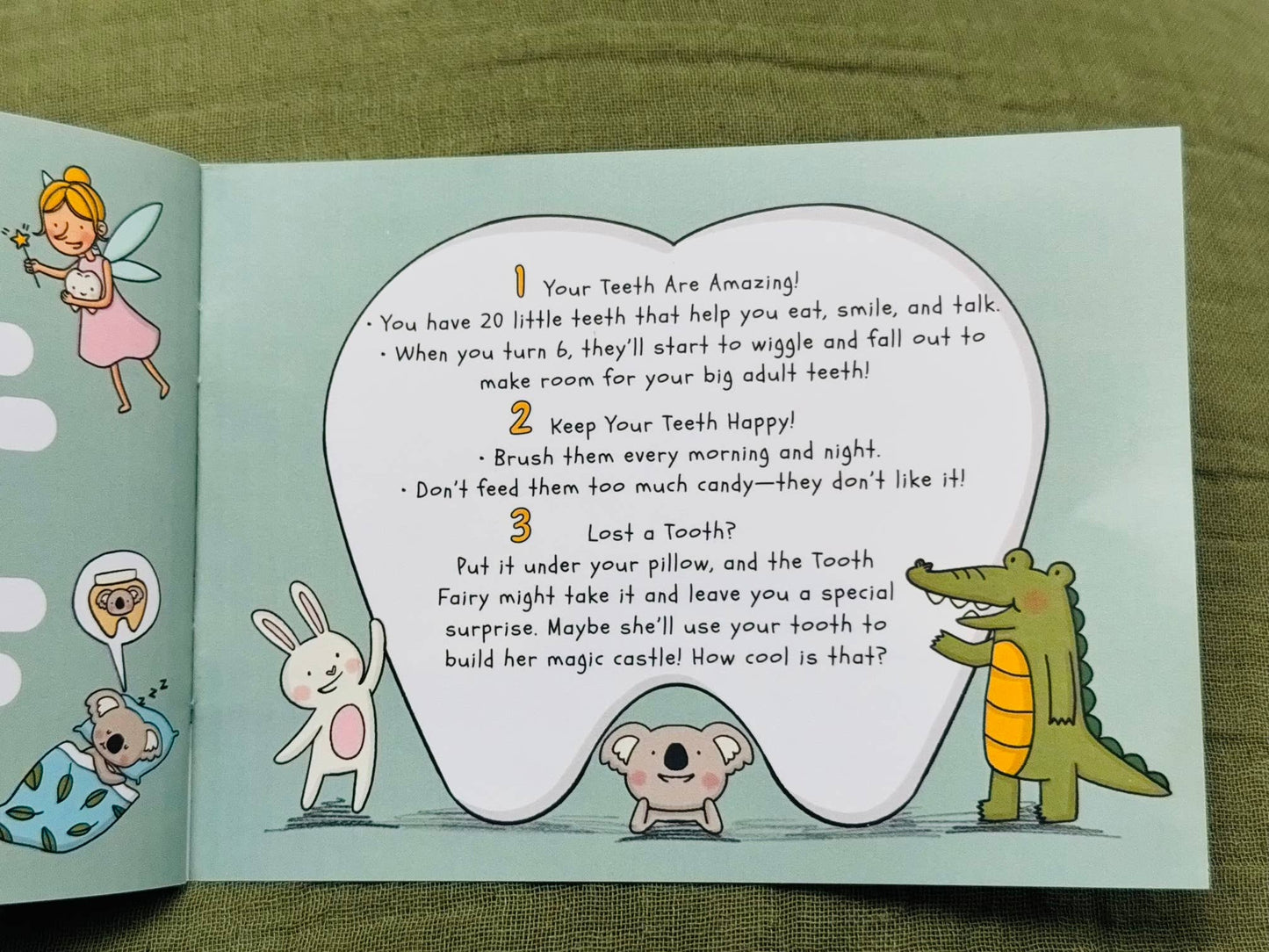 Wooden Happy Teeth Duo with Story Book-Koala