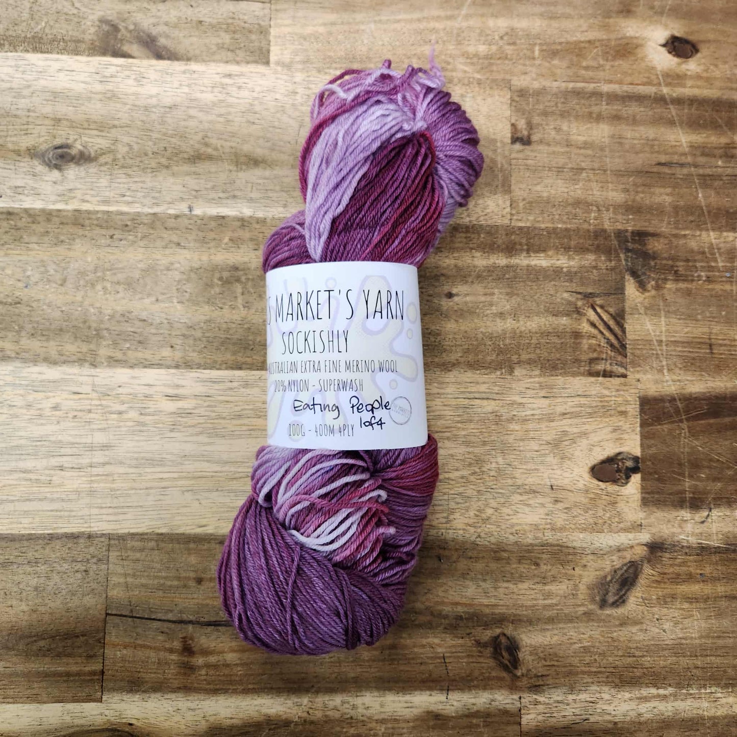 Mrs Market's Sockishly Hand Dyed Yarn 4ply