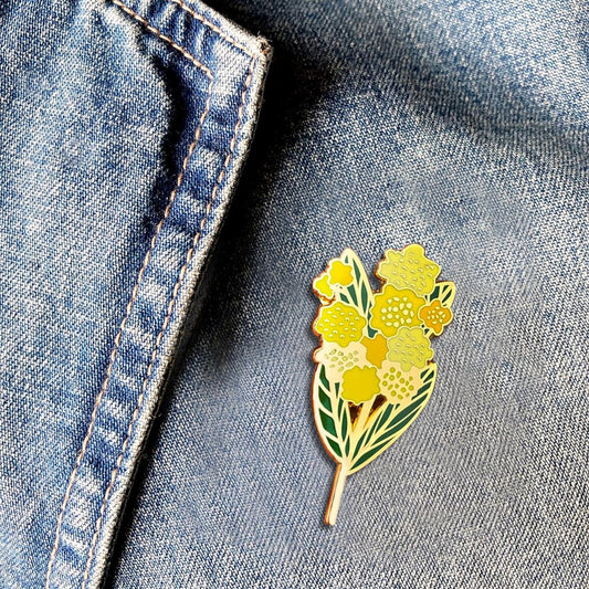 Enamel Pin - Golden Wattle