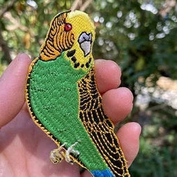 Missy Minzy - Budgie Embroidered Patch