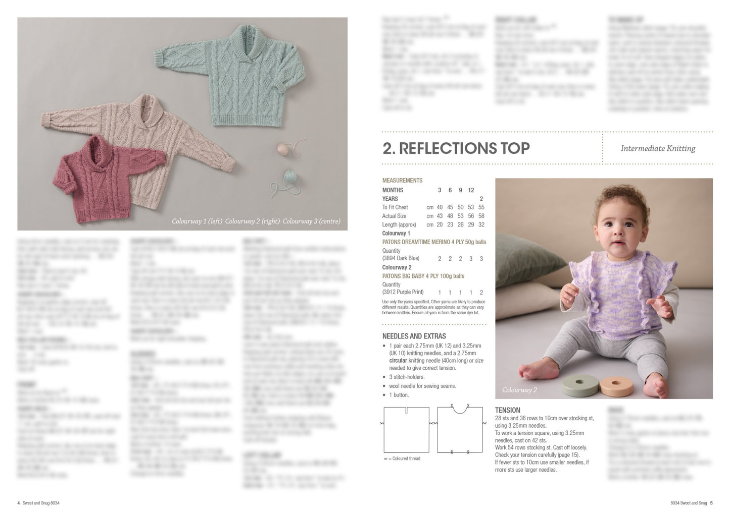 Sweet and Snug Patterns 8034