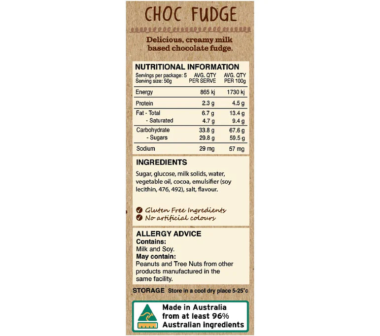 Chocolate Fudge 180g