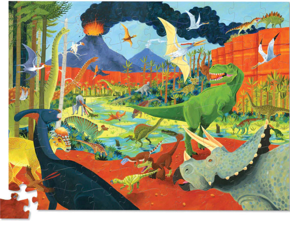 36 Animal Puzzle 100pc - Dino Kingdom
