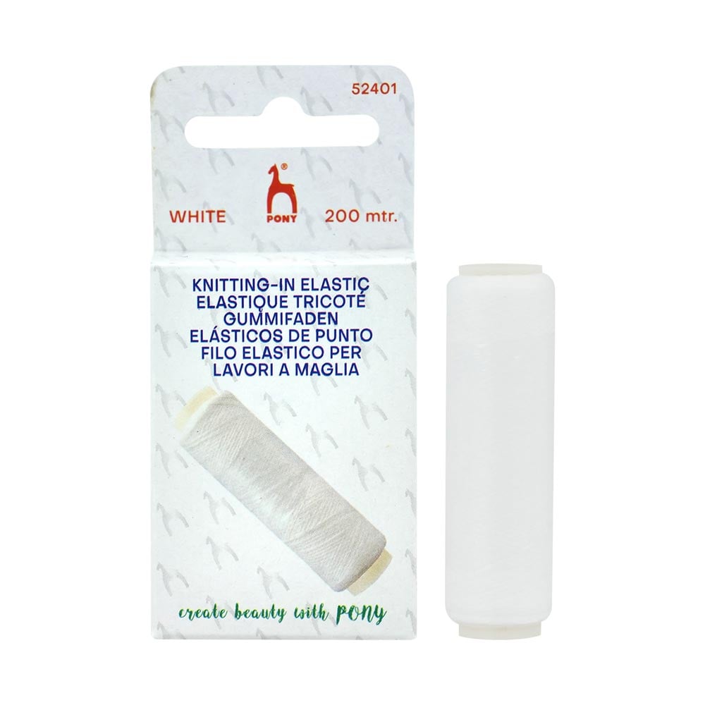 *Knitting Elastic White