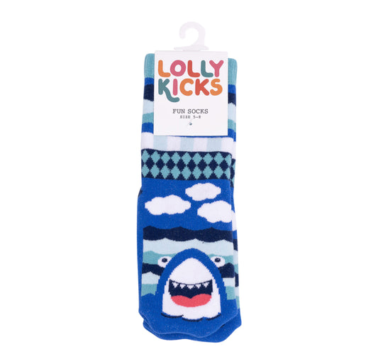 Lolly Kicks - Shark Socks