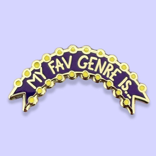 My Fav Genre Is Lapel Pin