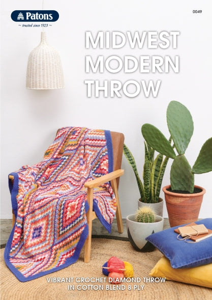 Midwest Modern Throw Pattern 0049