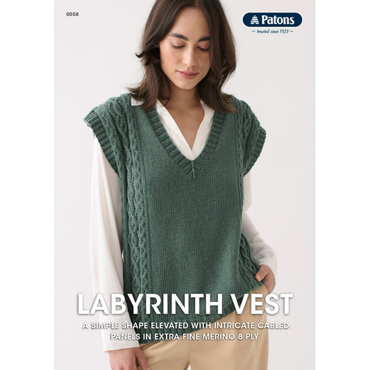 Labyrinth Vest Pattern 0058