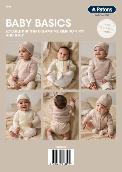 Baby Basics Pattern Book 8036