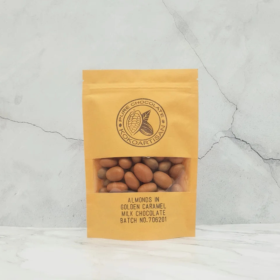 Almonds in Golden Chocolate