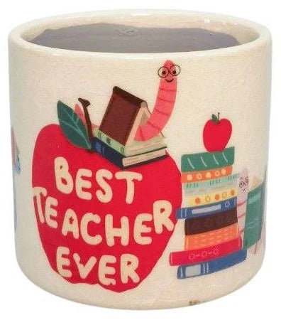 Planter - Bookworm Best Teacher