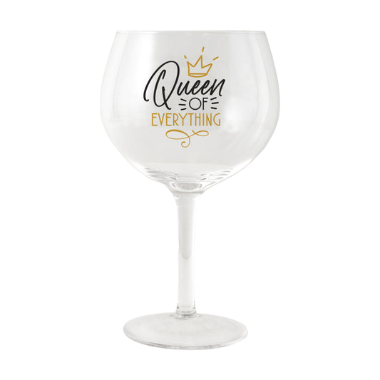 Balloon Wine Glass- Queen of Everything