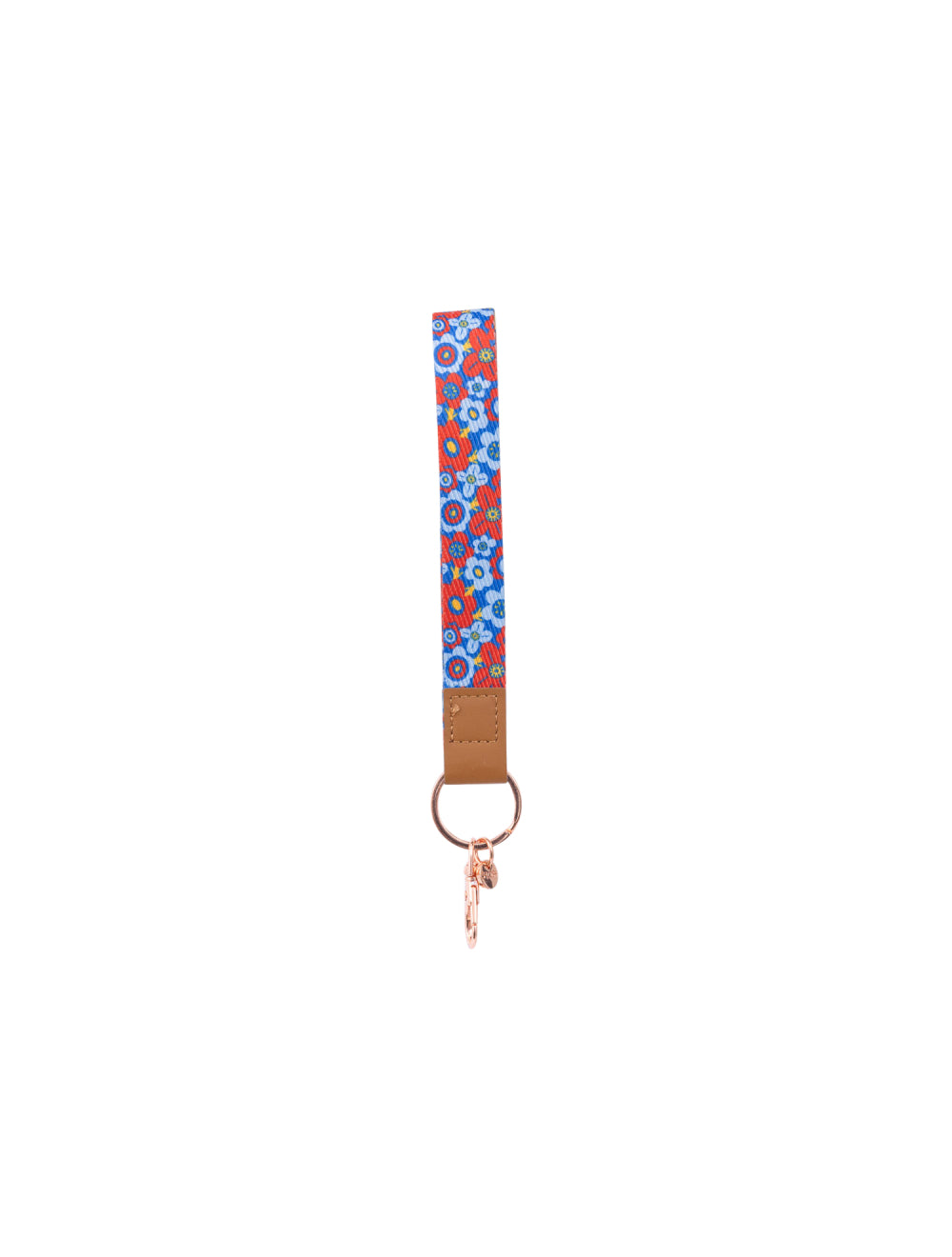 *Fabric Wristlet - Blue Floral