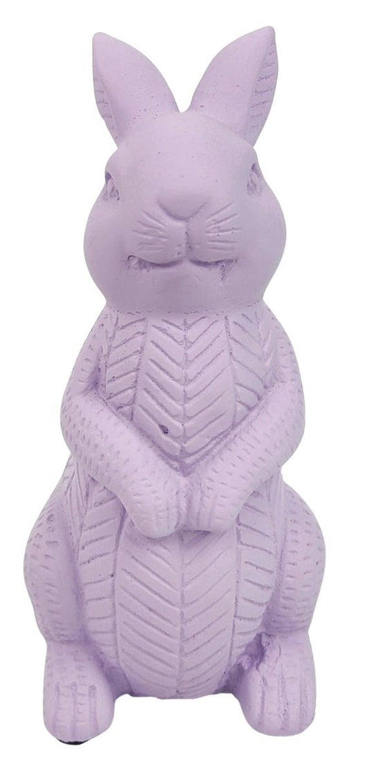 Purple Bunny Statue