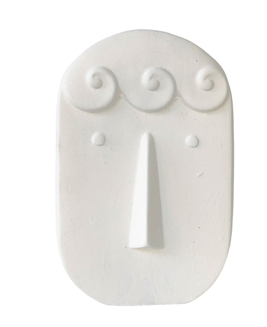 Vase - White Concrete Face