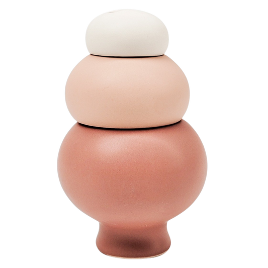 Nesting Pebble Bowls - Dusty Rose