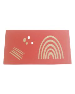 Shae Rainbow Ceramic Platter Pink