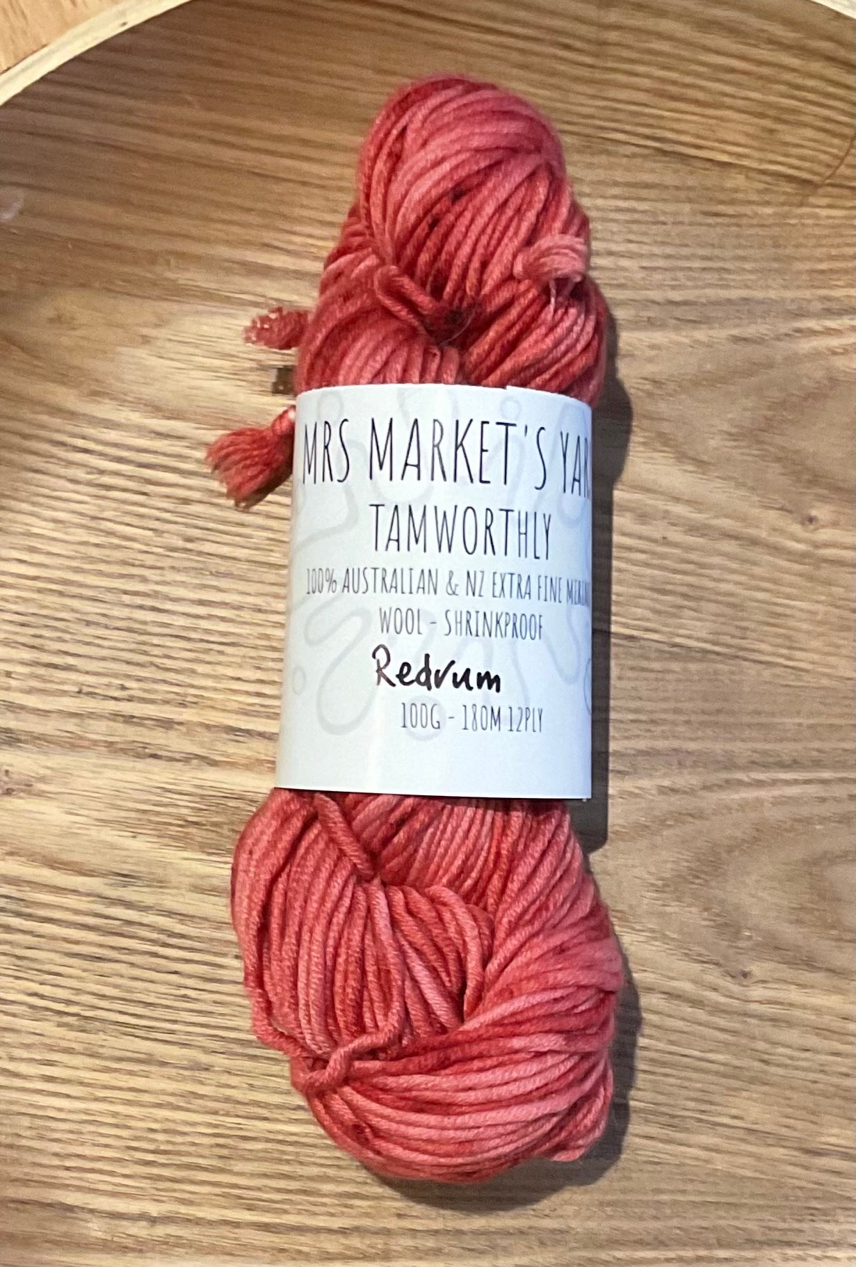 Mrs Market's Tamworthly Hand Dyed Yarn 12ply