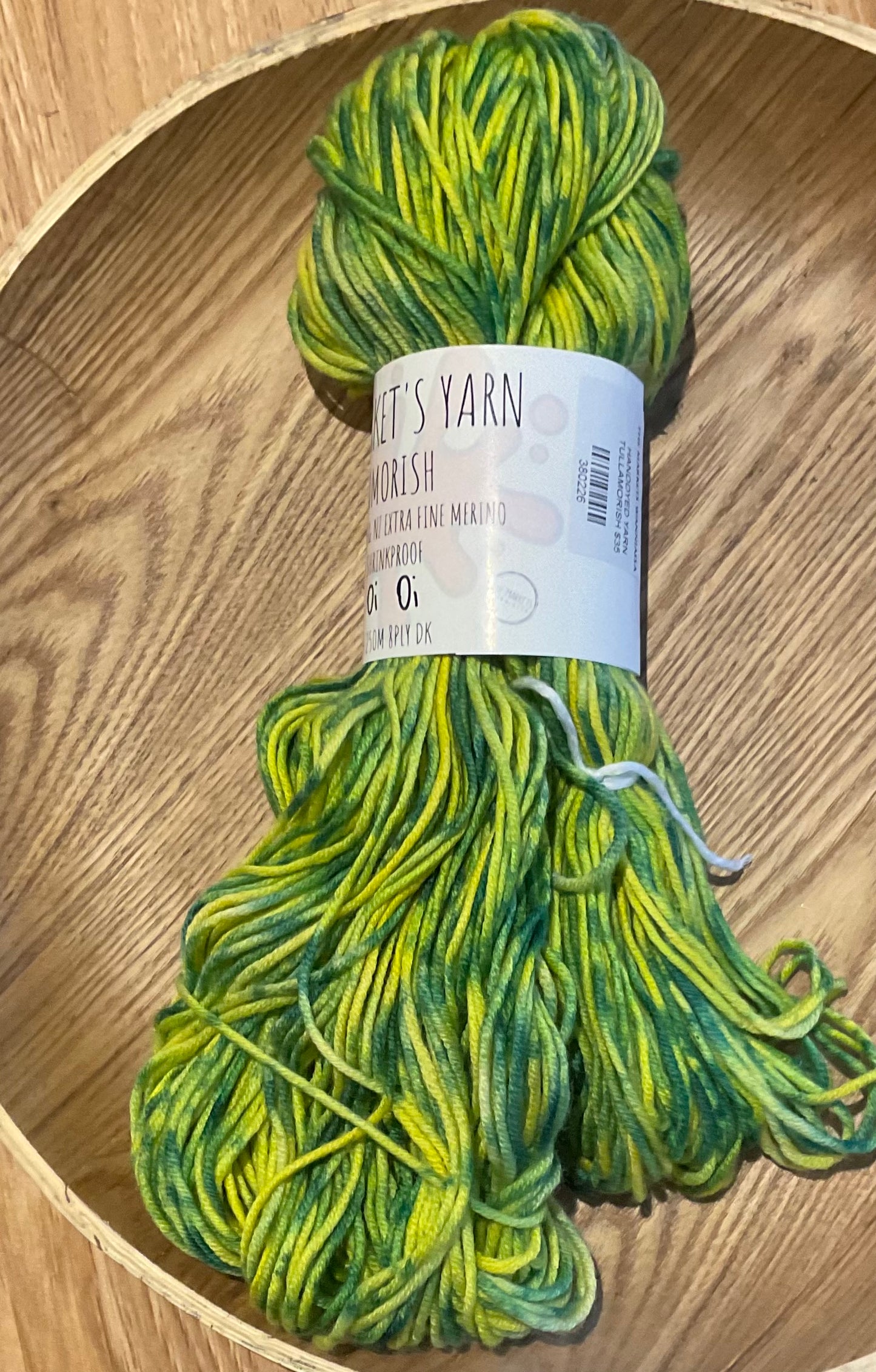 Mrs Market's Tullamorish Hand Dyed Yarn 8ply DK