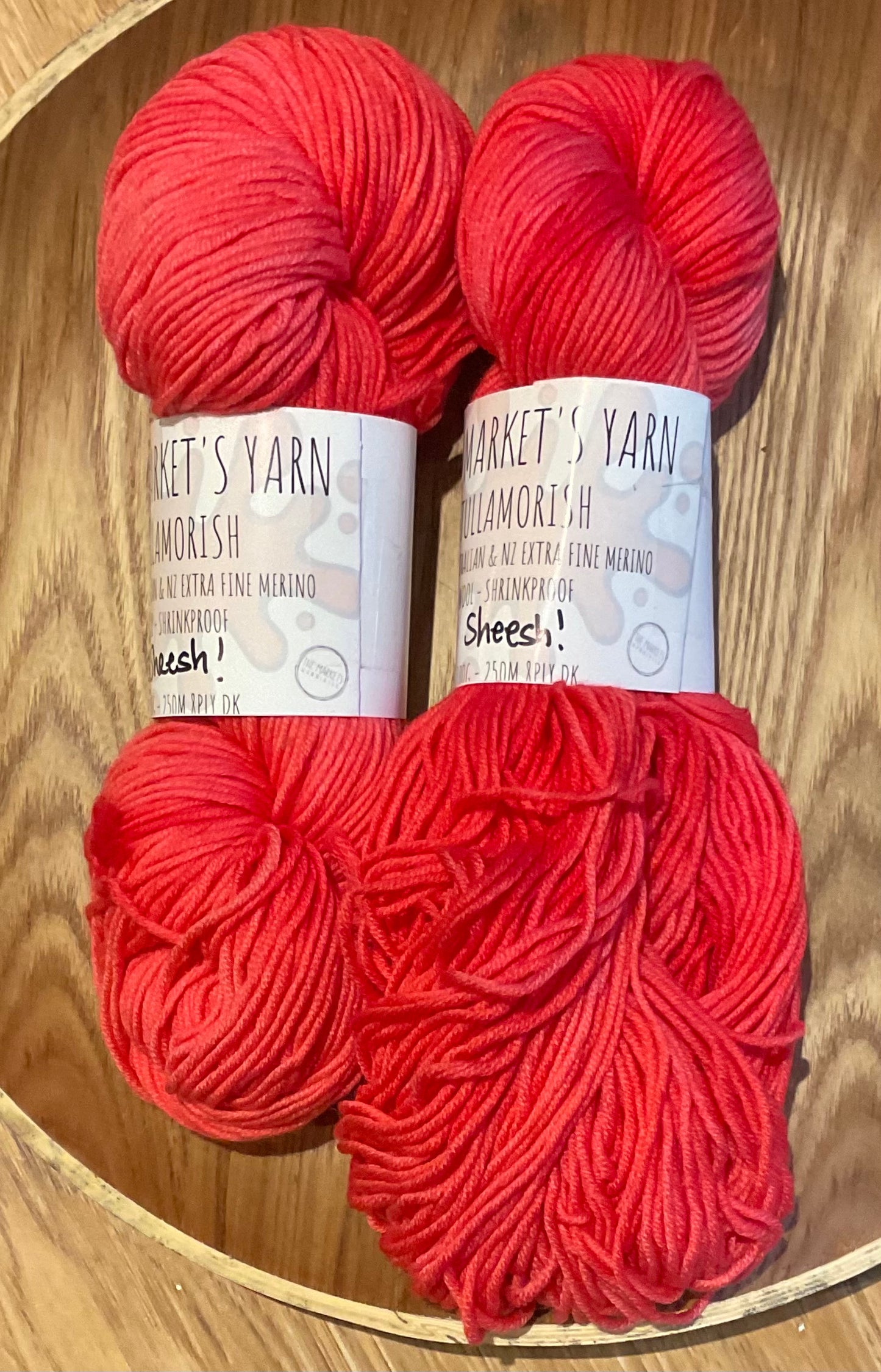 Mrs Market's Tullamorish Hand Dyed Yarn 8ply DK