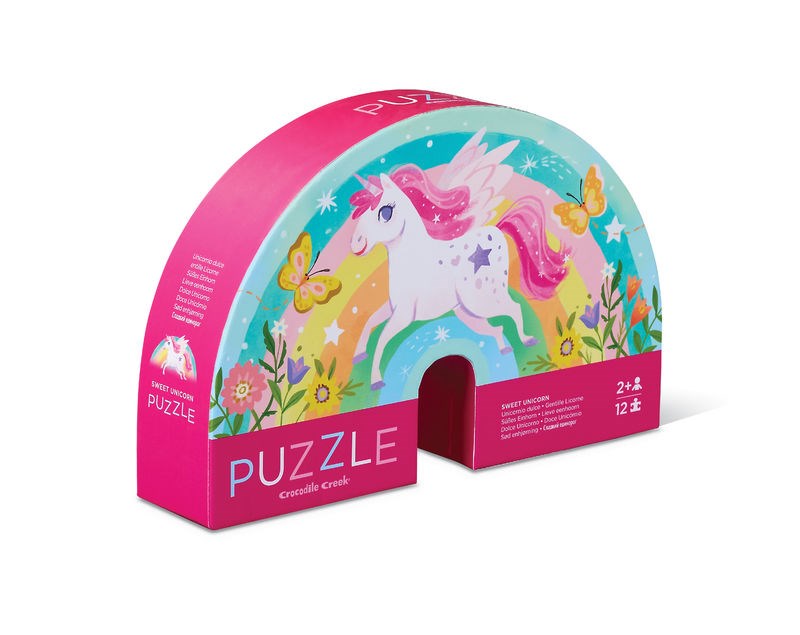 Mini Puzzle - Sweet Unicorn 12pc