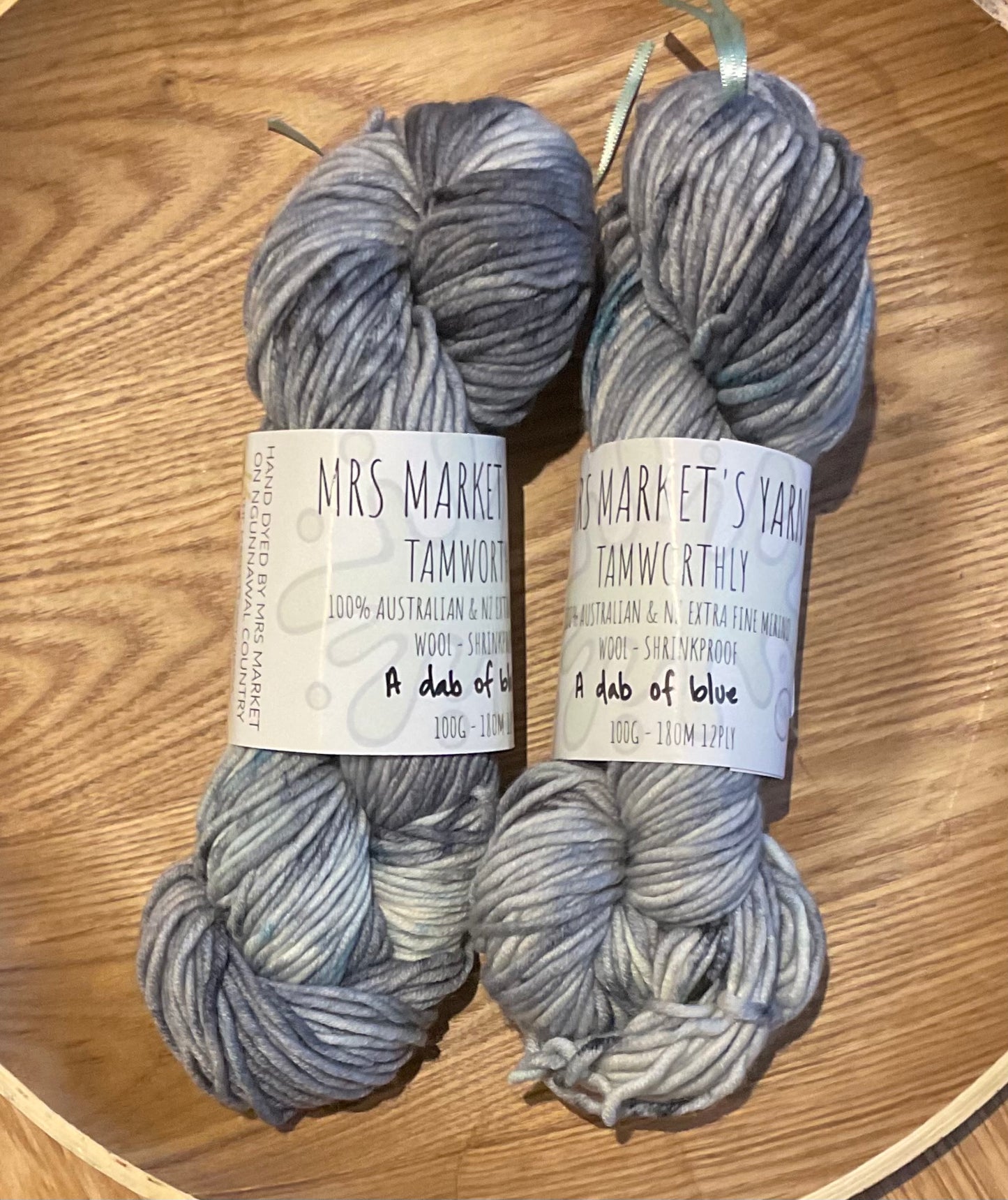 Mrs Market's Tamworthly Hand Dyed Yarn 12ply