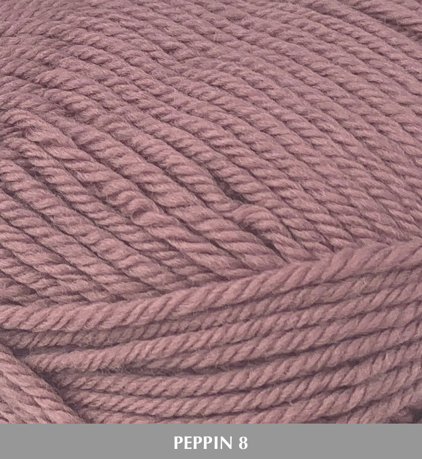Fiddlesticks Peppin8 8ply 100% Australian Fine Merino Wool