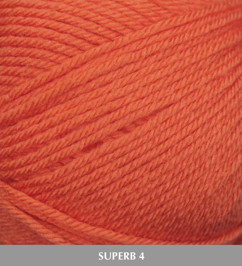 Fiddlesticks Superb 4 4ply Anti Pilling Acrylic Yarn