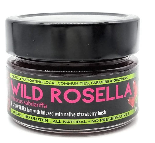Native Wild Rosella & Strawberry Jam 160g