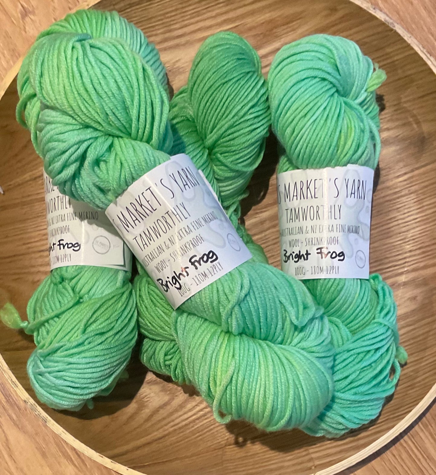 Mrs Market's Tamworthly Hand Dyed Yarn 12ply