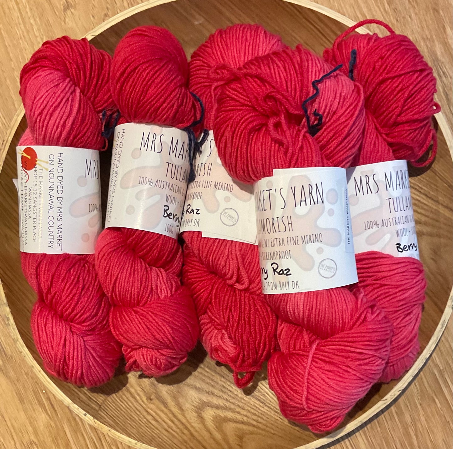 Mrs Market's Tullamorish Hand Dyed Yarn 8ply DK