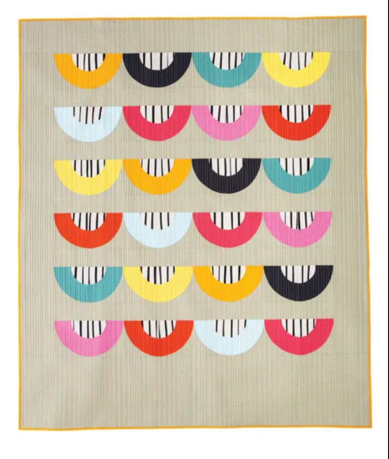 Quilt Modern Curves and Bold Stripes
