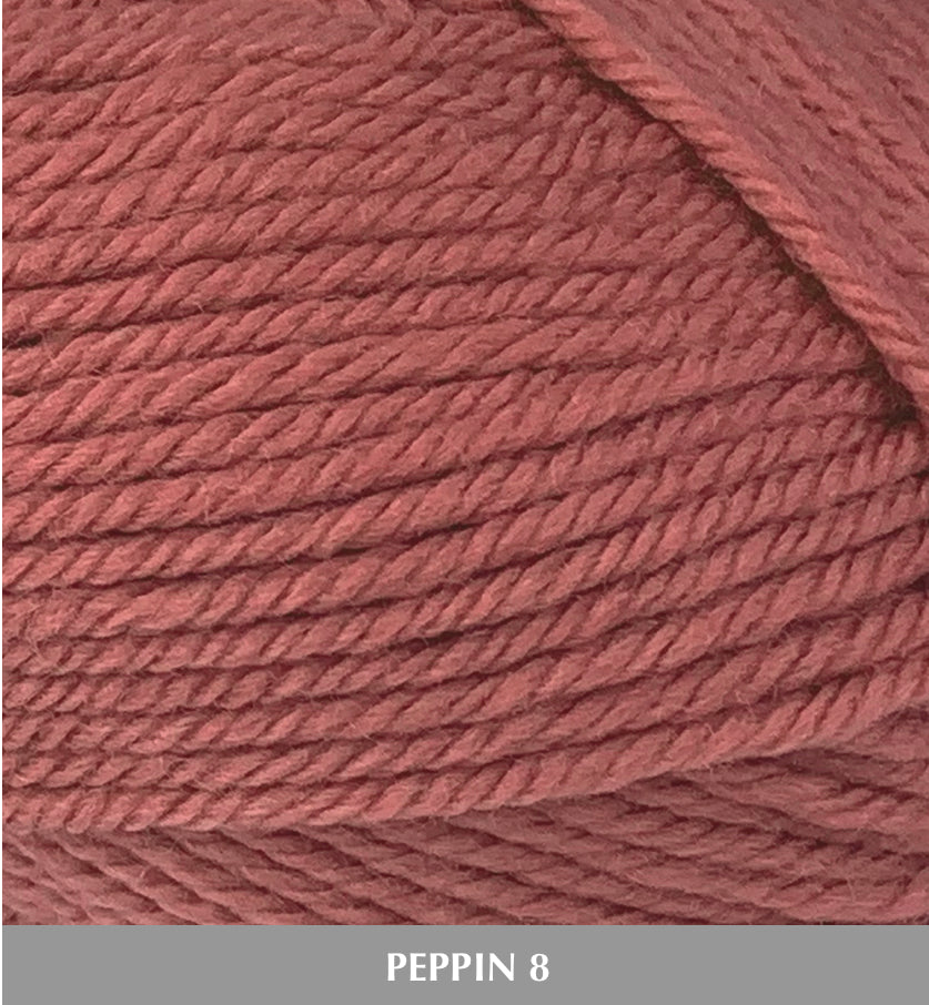 Fiddlesticks Peppin8 8ply 100% Australian Fine Merino Wool