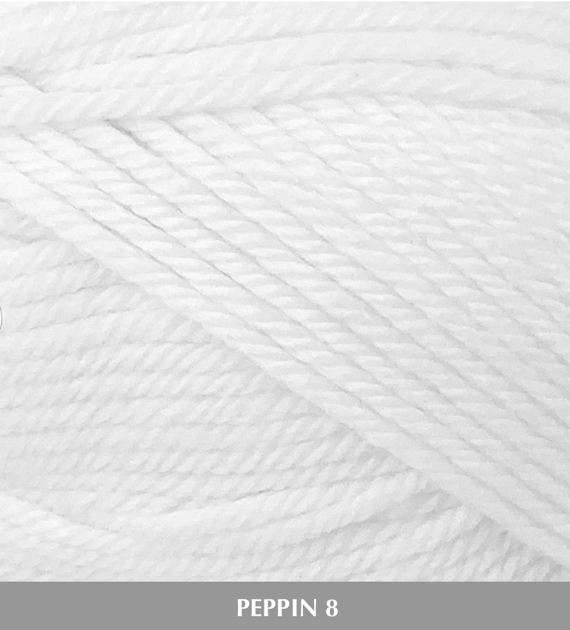 Fiddlesticks Peppin8 8ply 100% Australian Fine Merino Wool