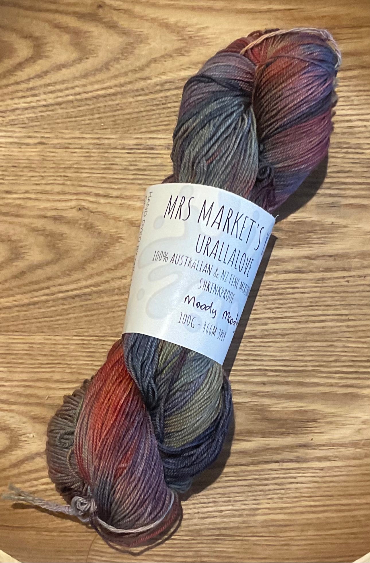 Mrs Markets Urallalove 3ply Hand dyed Yarn