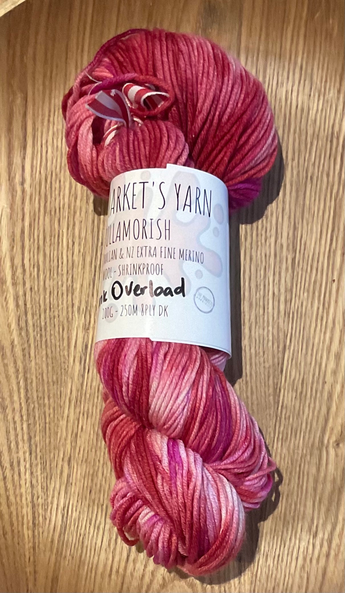 Mrs Market's Tullamorish Hand Dyed Yarn 8ply DK