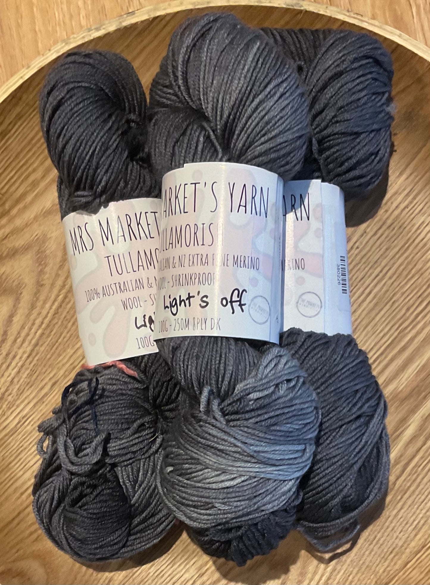Mrs Market's Tullamorish Hand Dyed Yarn 8ply DK