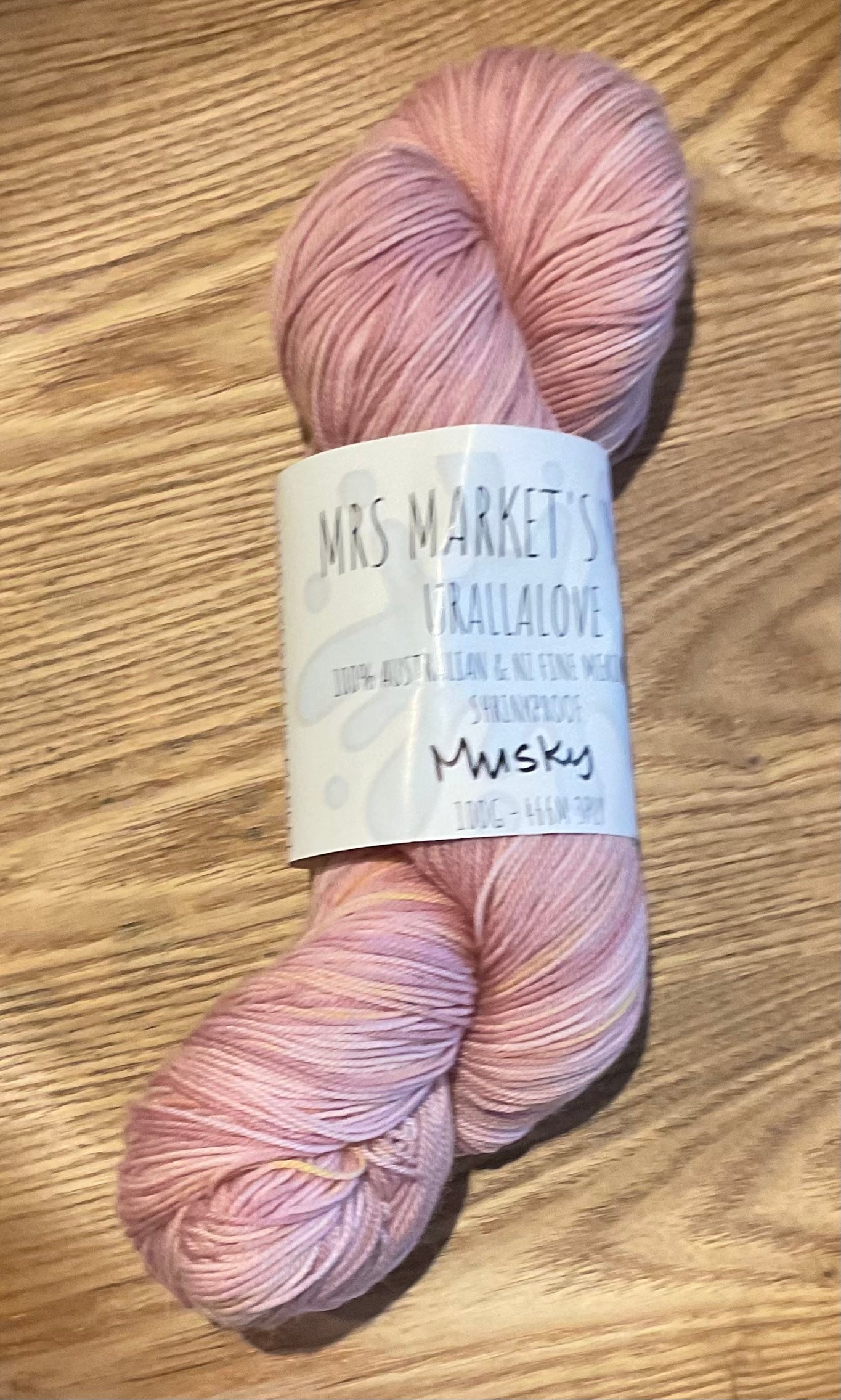 Mrs Markets Urallalove 3ply Hand dyed Yarn