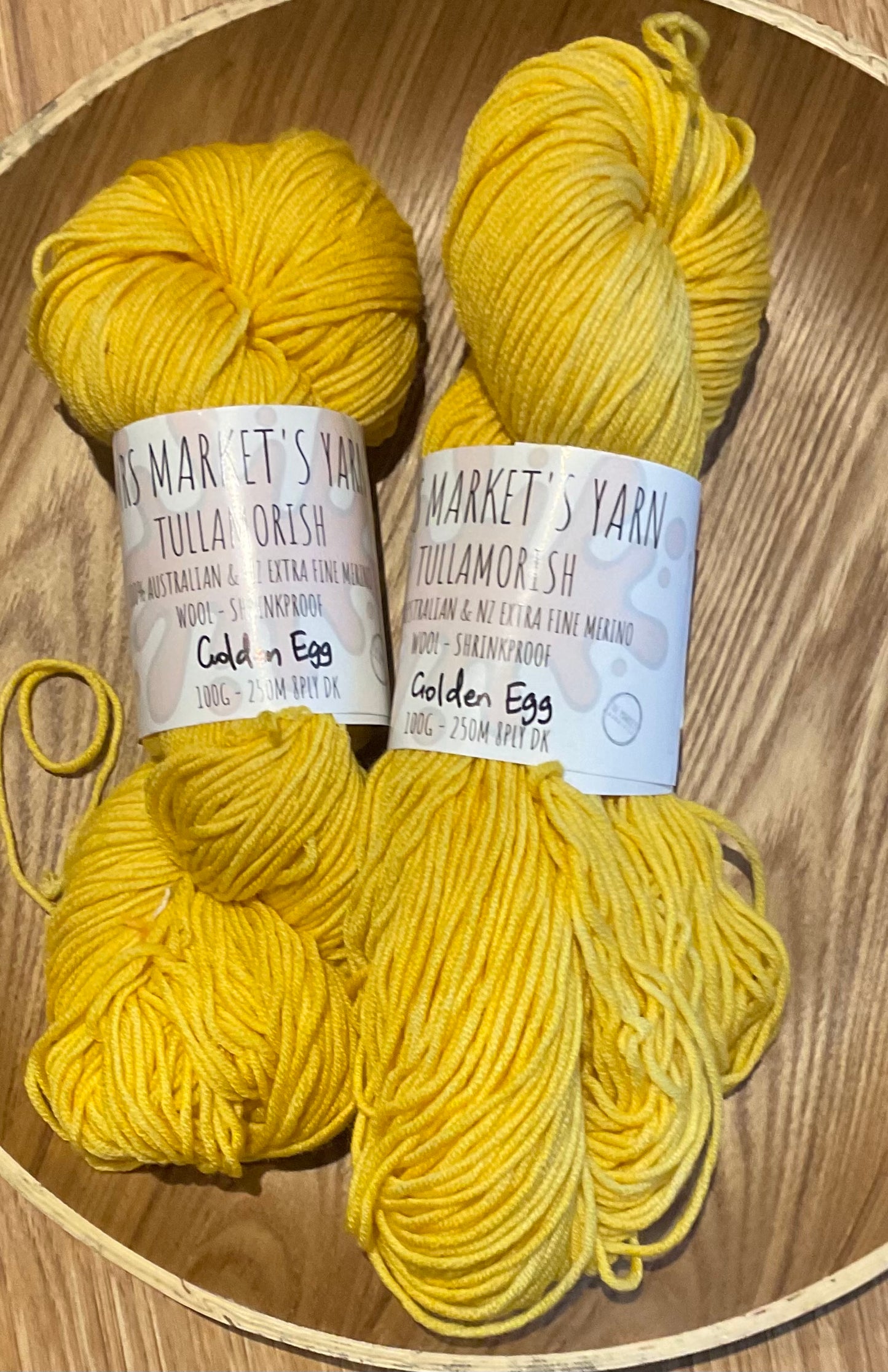 Mrs Market's Tullamorish Hand Dyed Yarn 8ply DK
