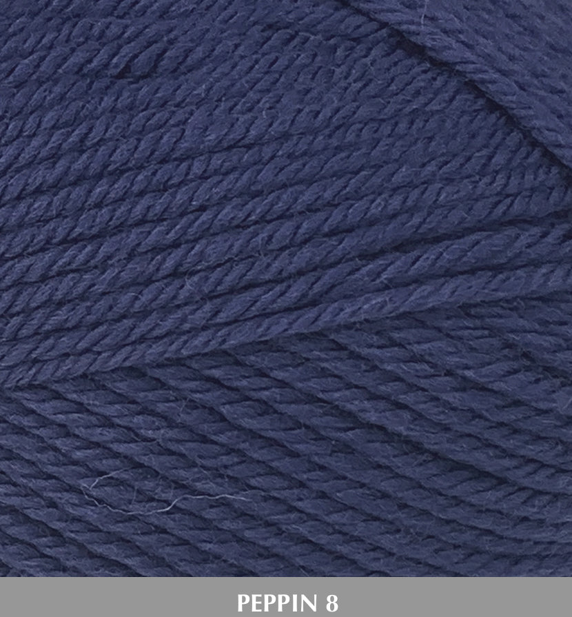 Fiddlesticks Peppin8 8ply 100% Australian Fine Merino Wool
