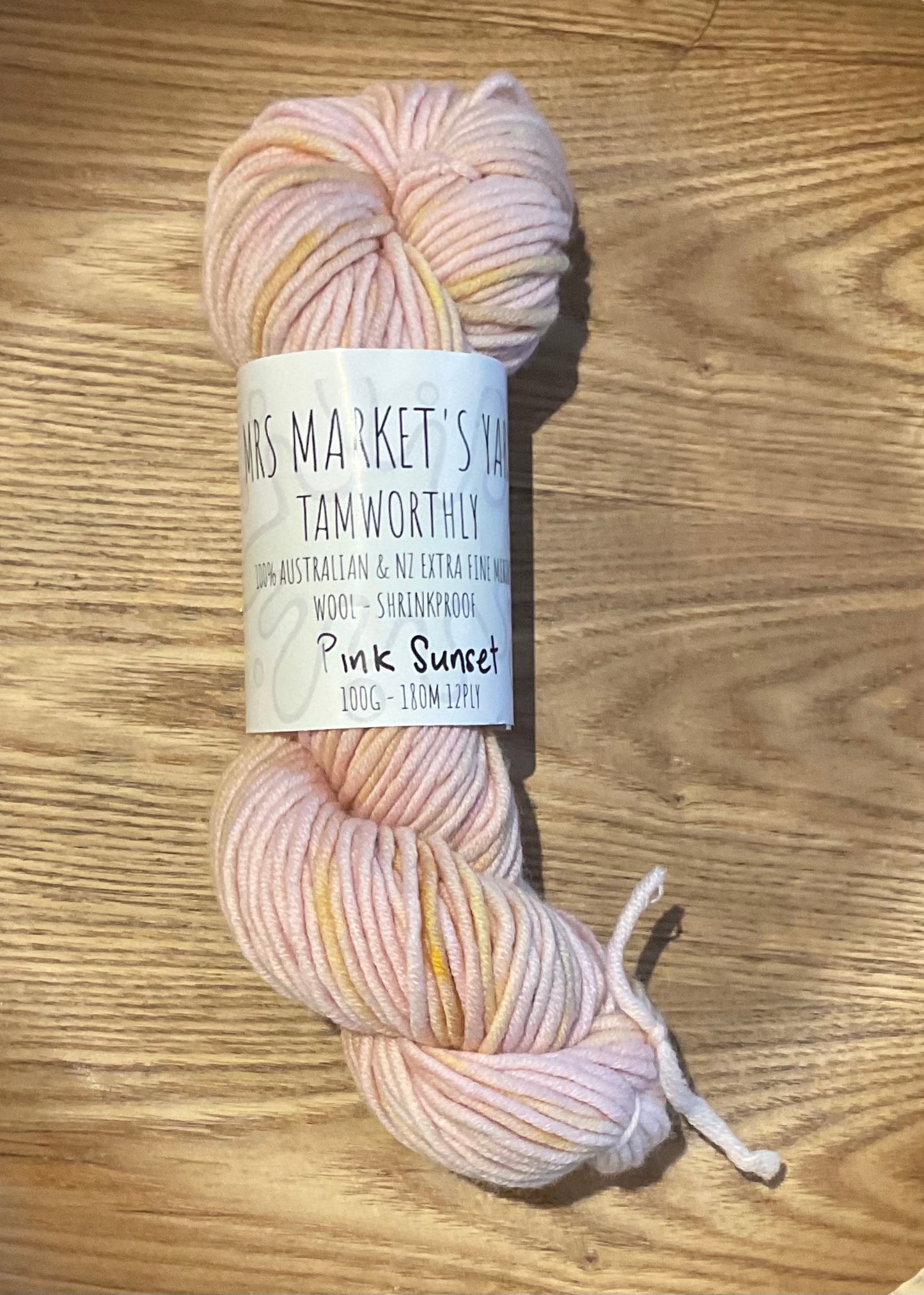 Mrs Market's Tamworthly Hand Dyed Yarn 12ply