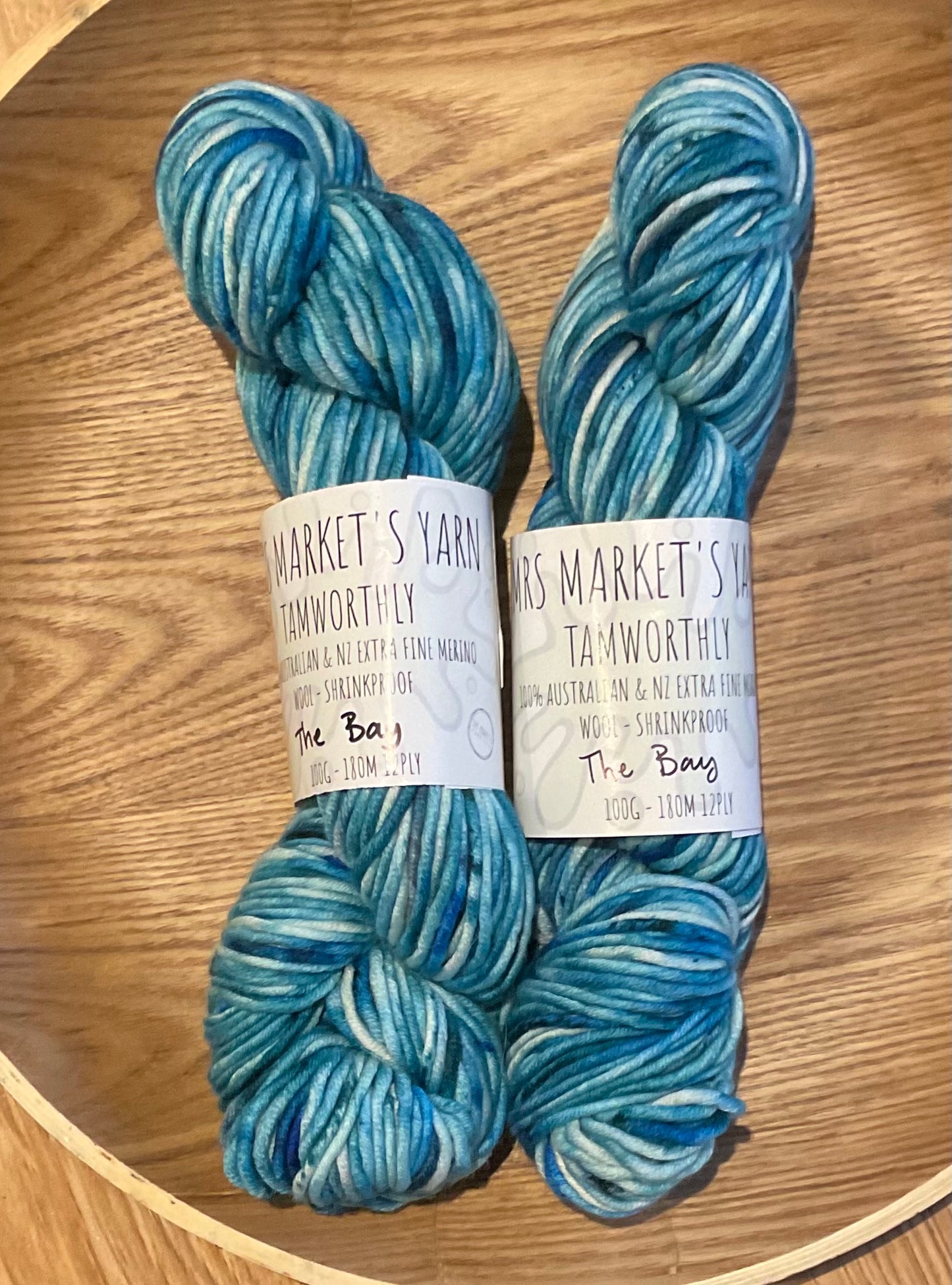 Mrs Market's Tamworthly Hand Dyed Yarn 12ply